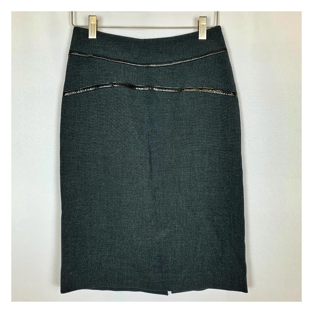 Grey Professional Pencil Skirt
